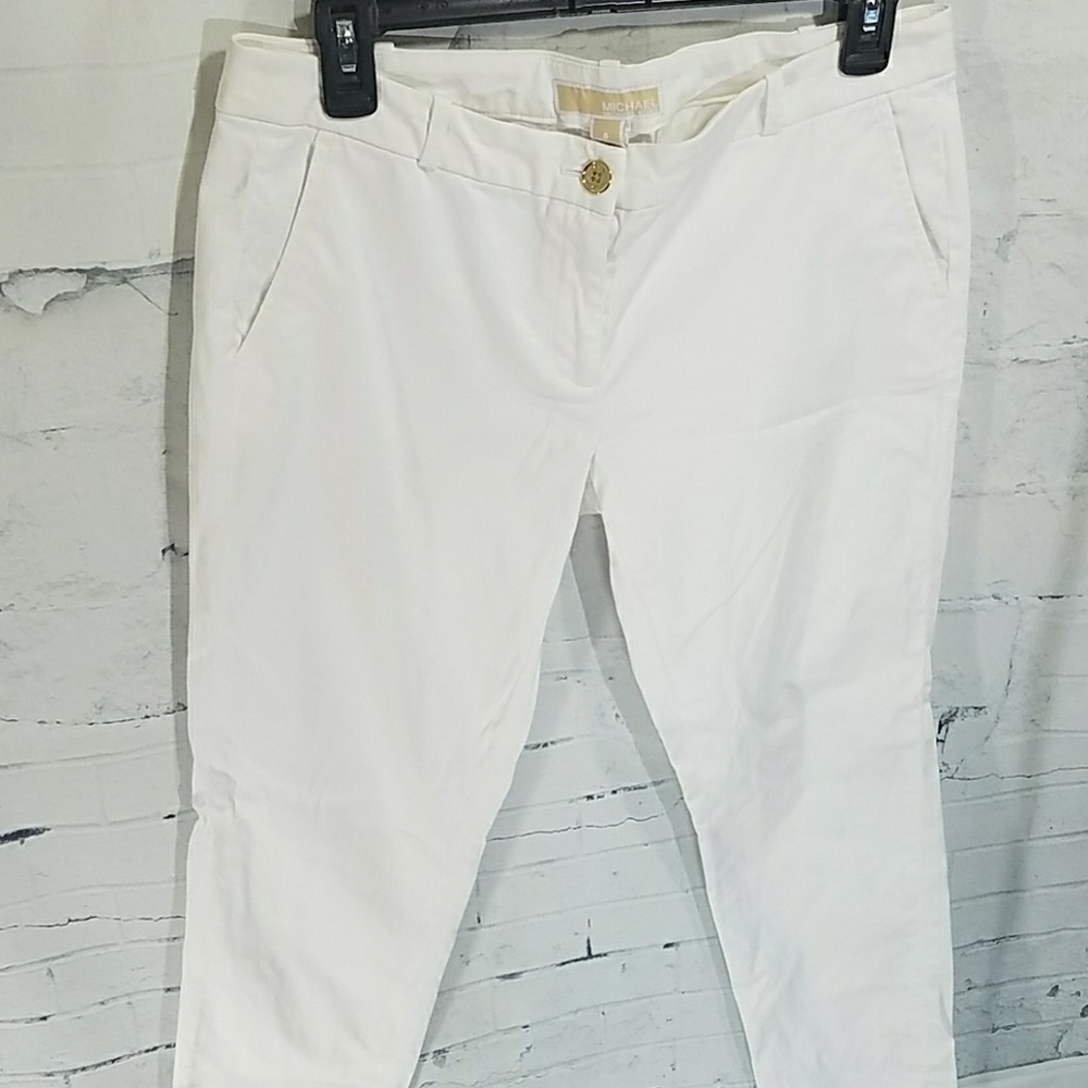 Michael Kors white capri pant